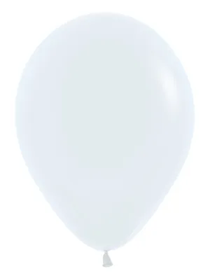 11" Sempertex Fashion White Latex Balloons | 100 Count