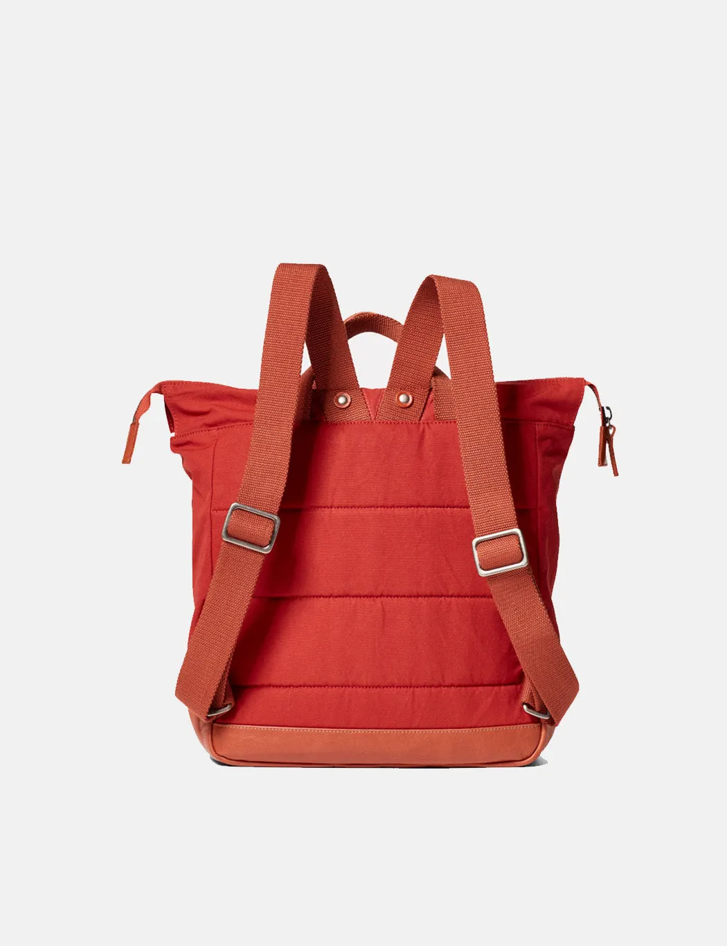 Ally Capellino Frances Hybrid Waxy Rucksack - Brick Red