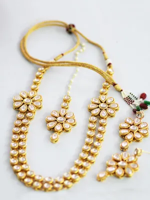 Antique Rani Haar Kundan Necklace Set