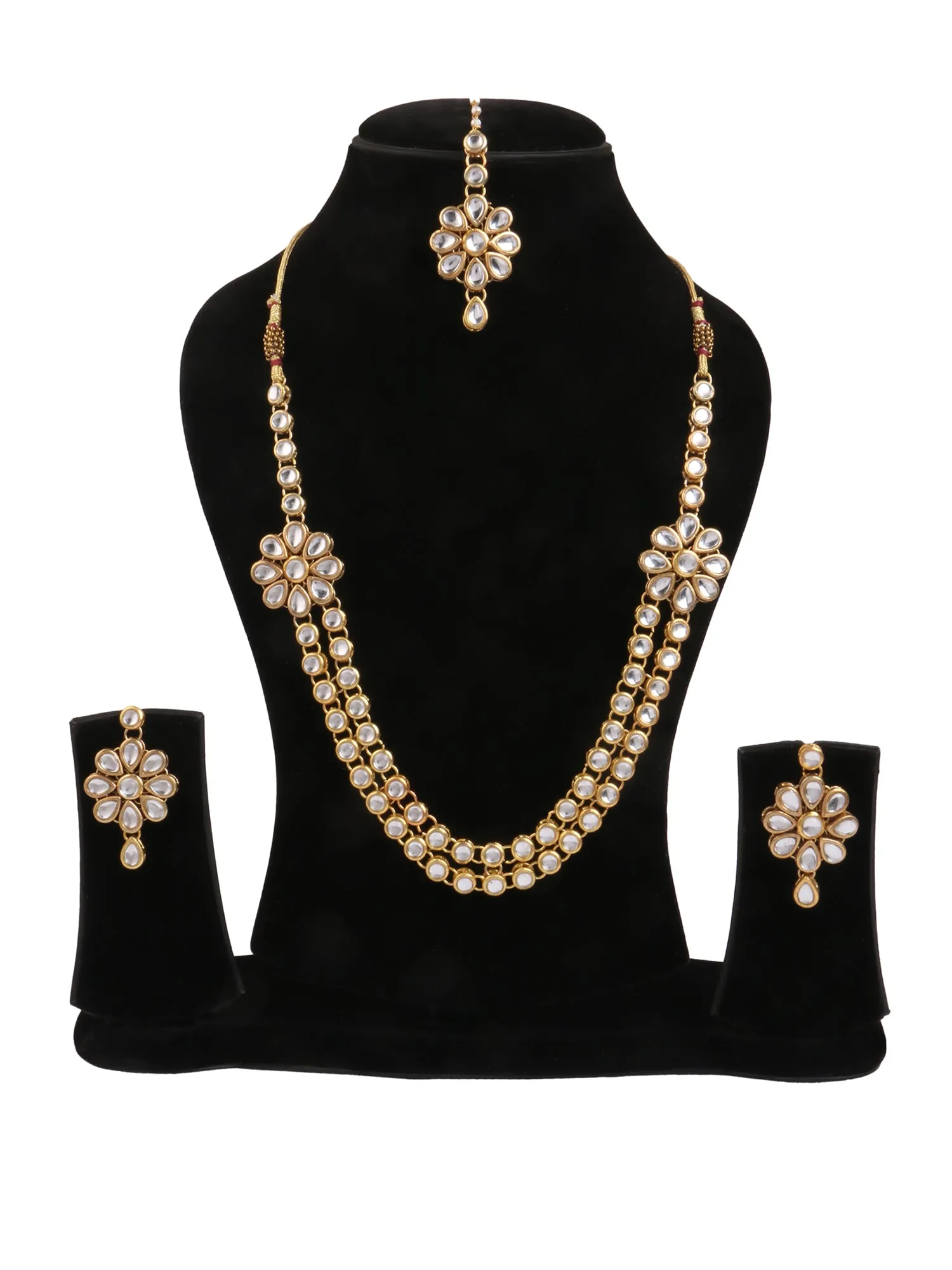 Antique Rani Haar Kundan Necklace Set