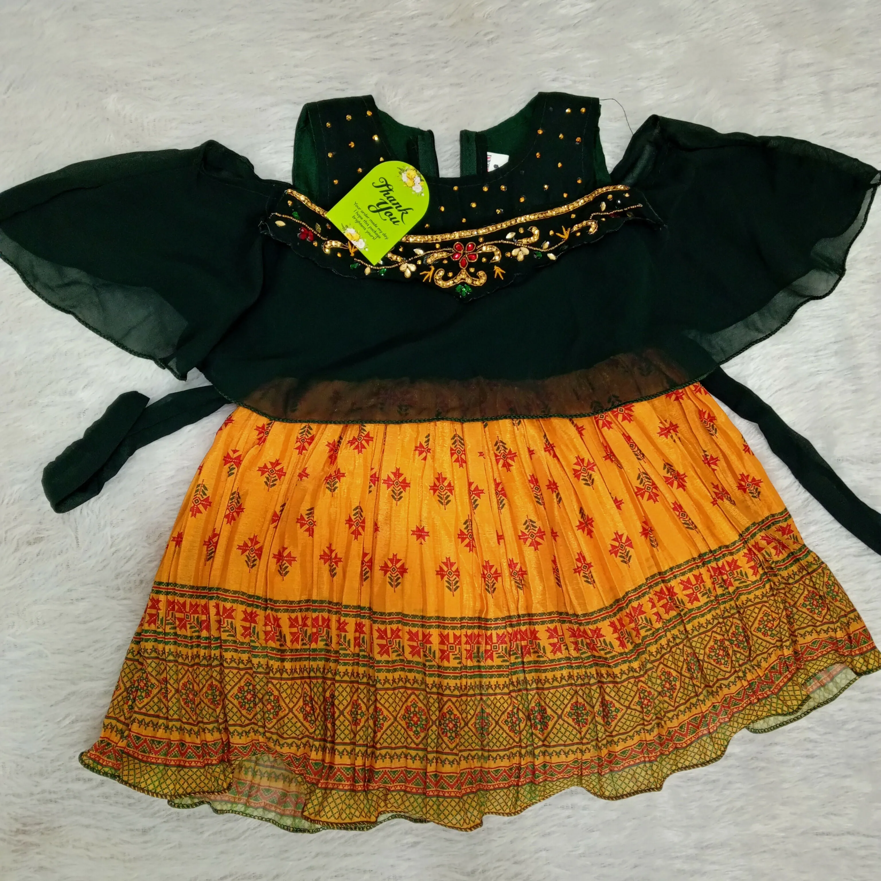 Baby girls ethnic wear frock