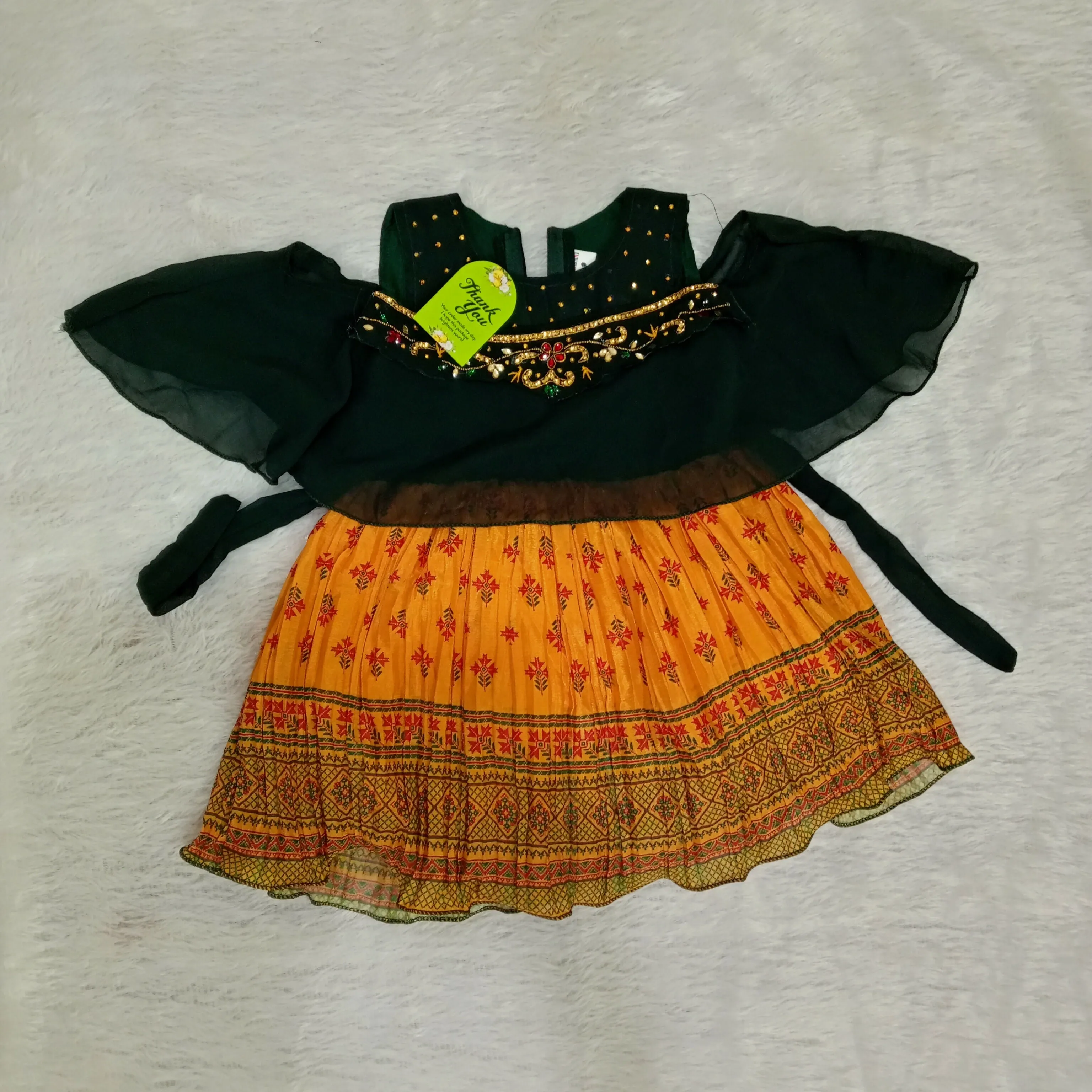 Baby girls ethnic wear frock