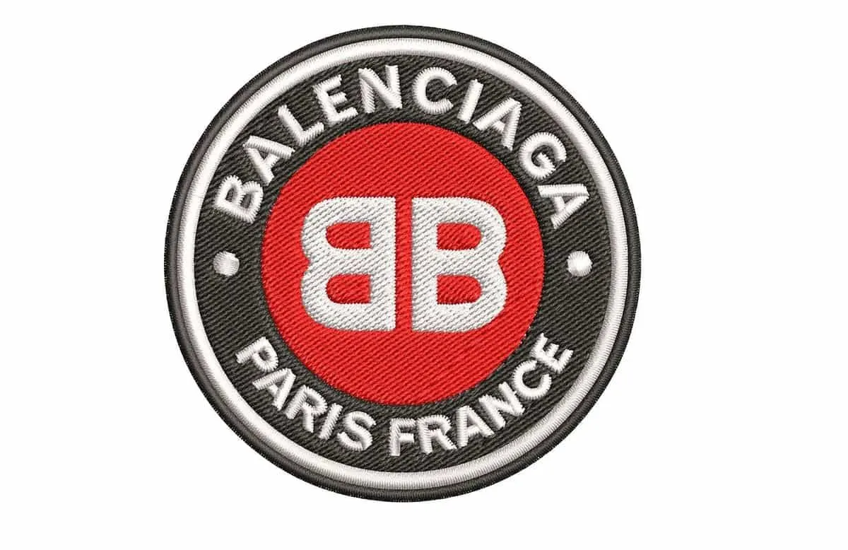 Balenciaga Paris France Embroidery Design