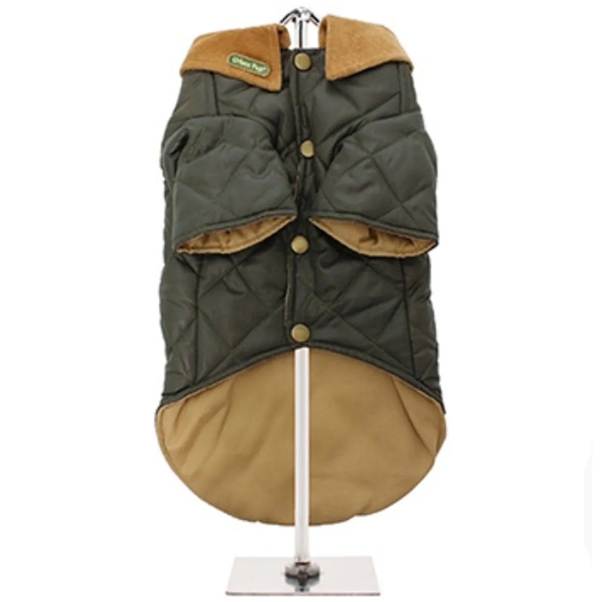 Balmoral Quilted Dog Coat - Green