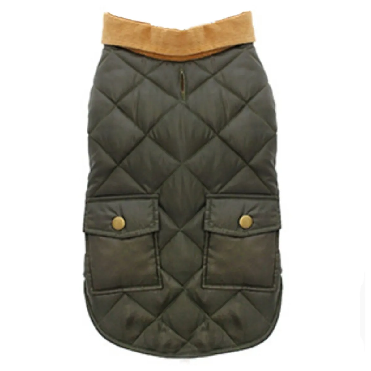 Balmoral Quilted Dog Coat - Green