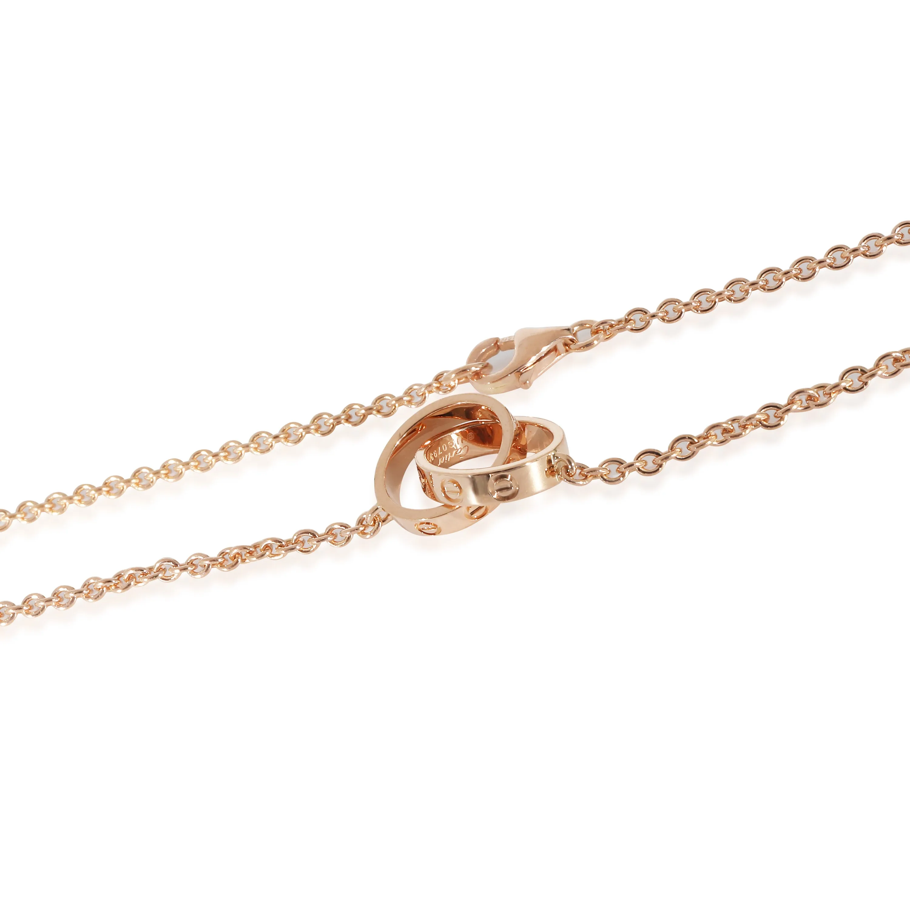 Cartier Love Fashion Necklace in 18k Rose Gold