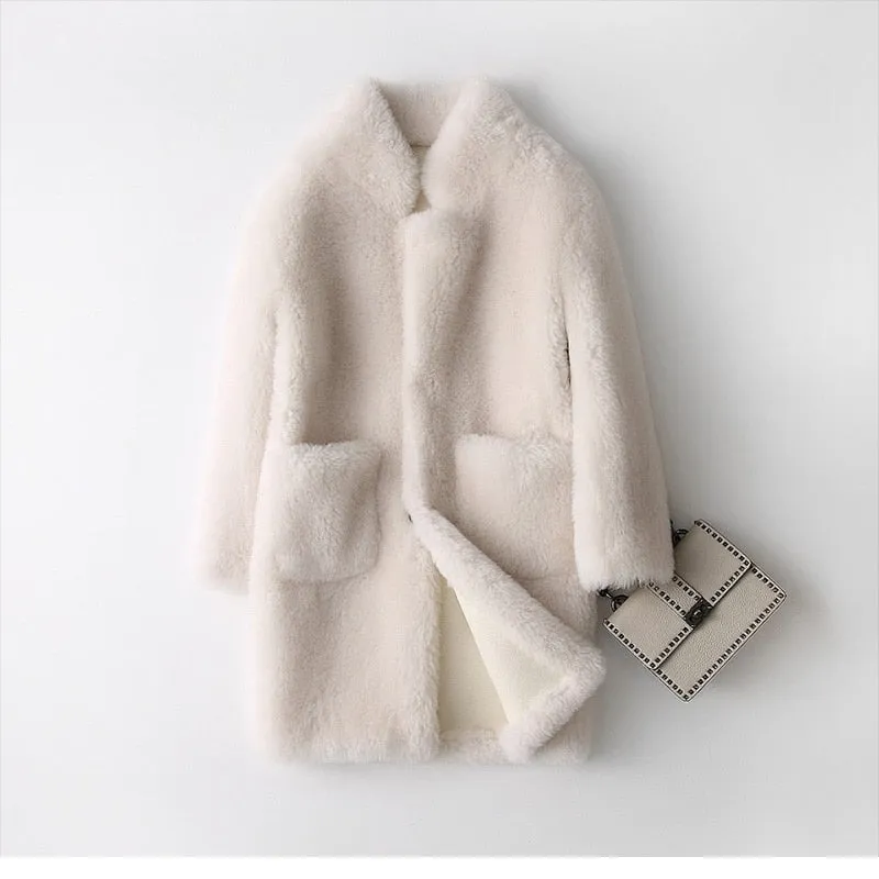 Chunky Women's Faux Shearling Jacket