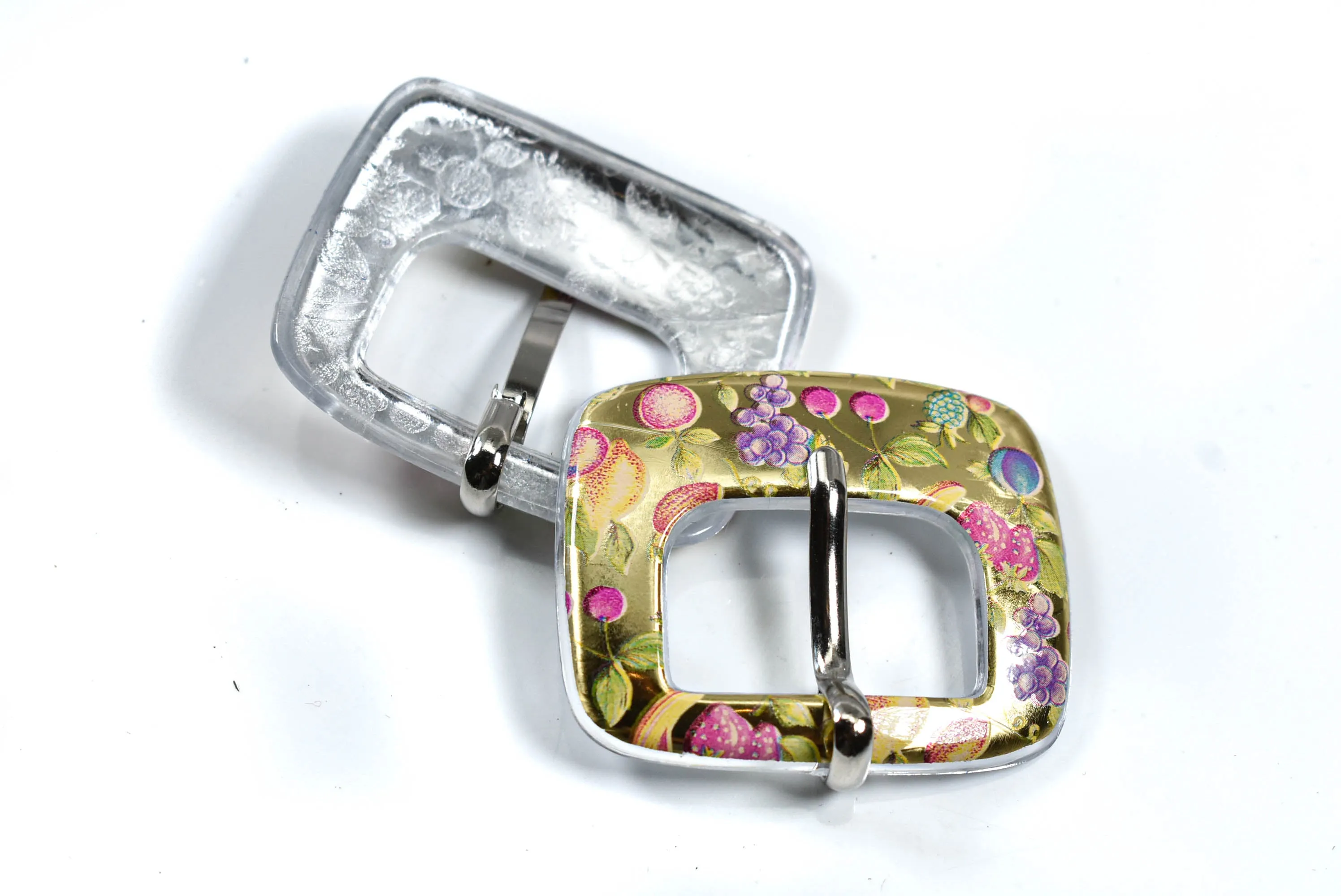 Gold Belt Buckle with Flowers | Floral Belt Buckle | Women's Belt Buckle