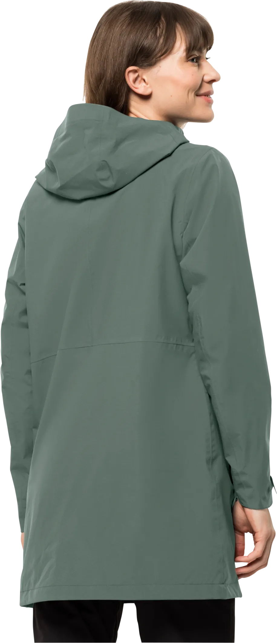 Jack Wolfskin Women&#x27;s Pack &amp; Go 2-Layer Coat Hedge Green | Buy Jack Wolfskin Women&#x27;s Pack &amp; Go 2-Layer Coat Hedge Green here | Outnorth