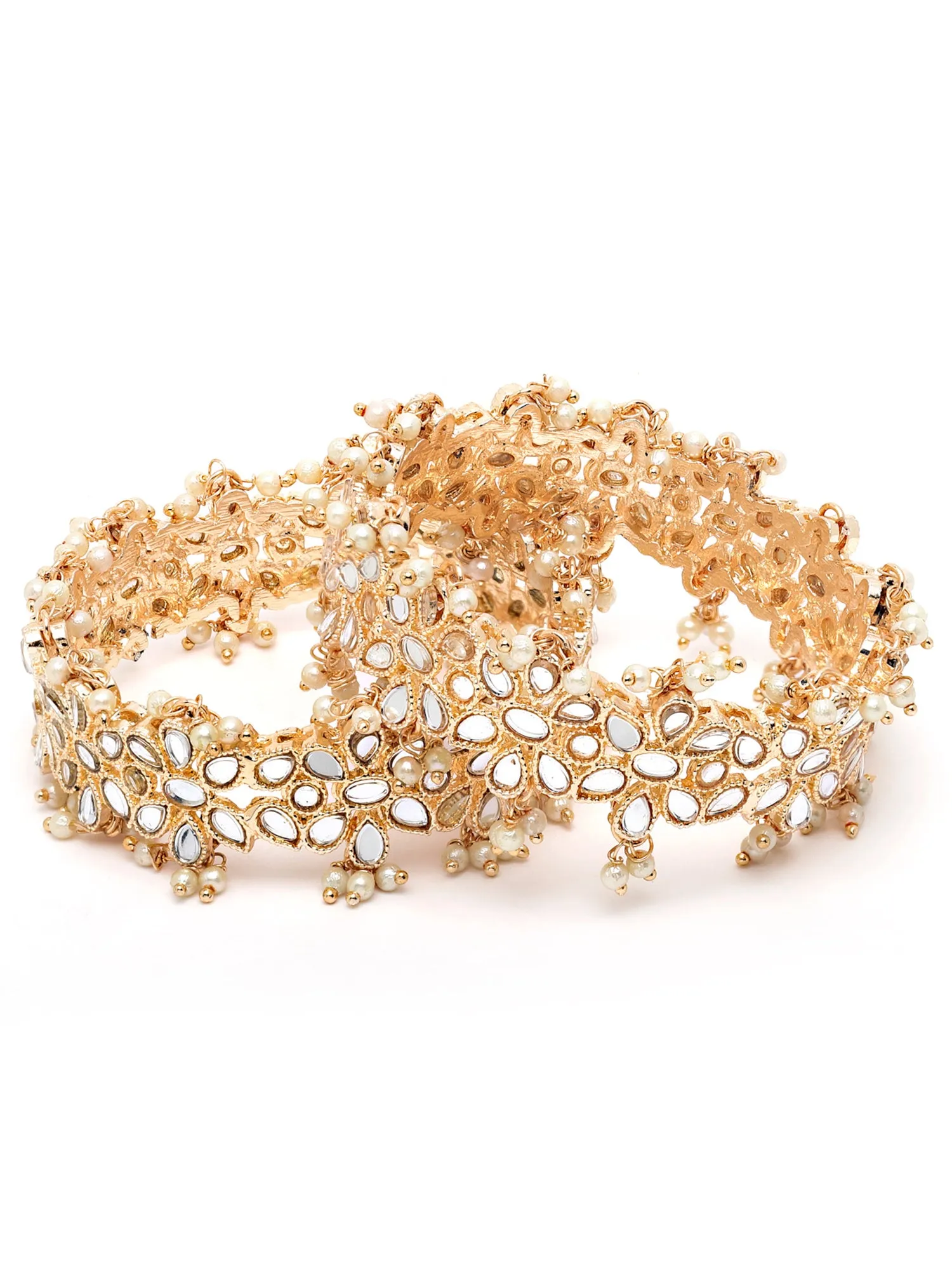 Karatcart Alloy Gold-plated Bangle