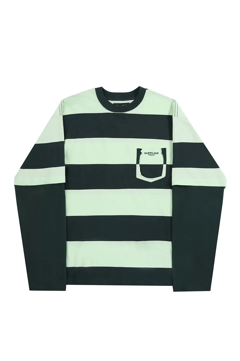 Layered Border Long Sleeve