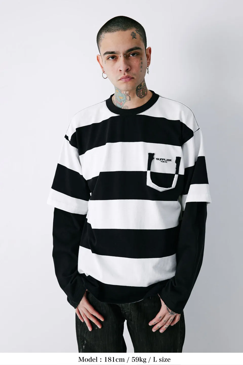 Layered Border Long Sleeve