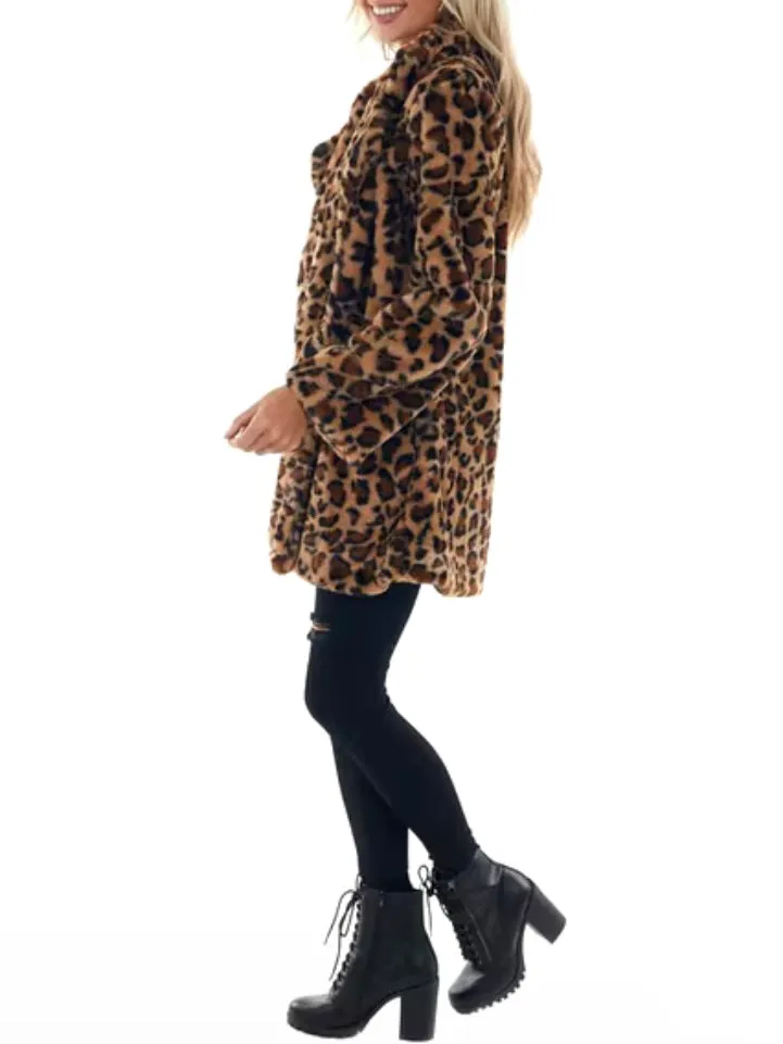 Leopard coat jacket