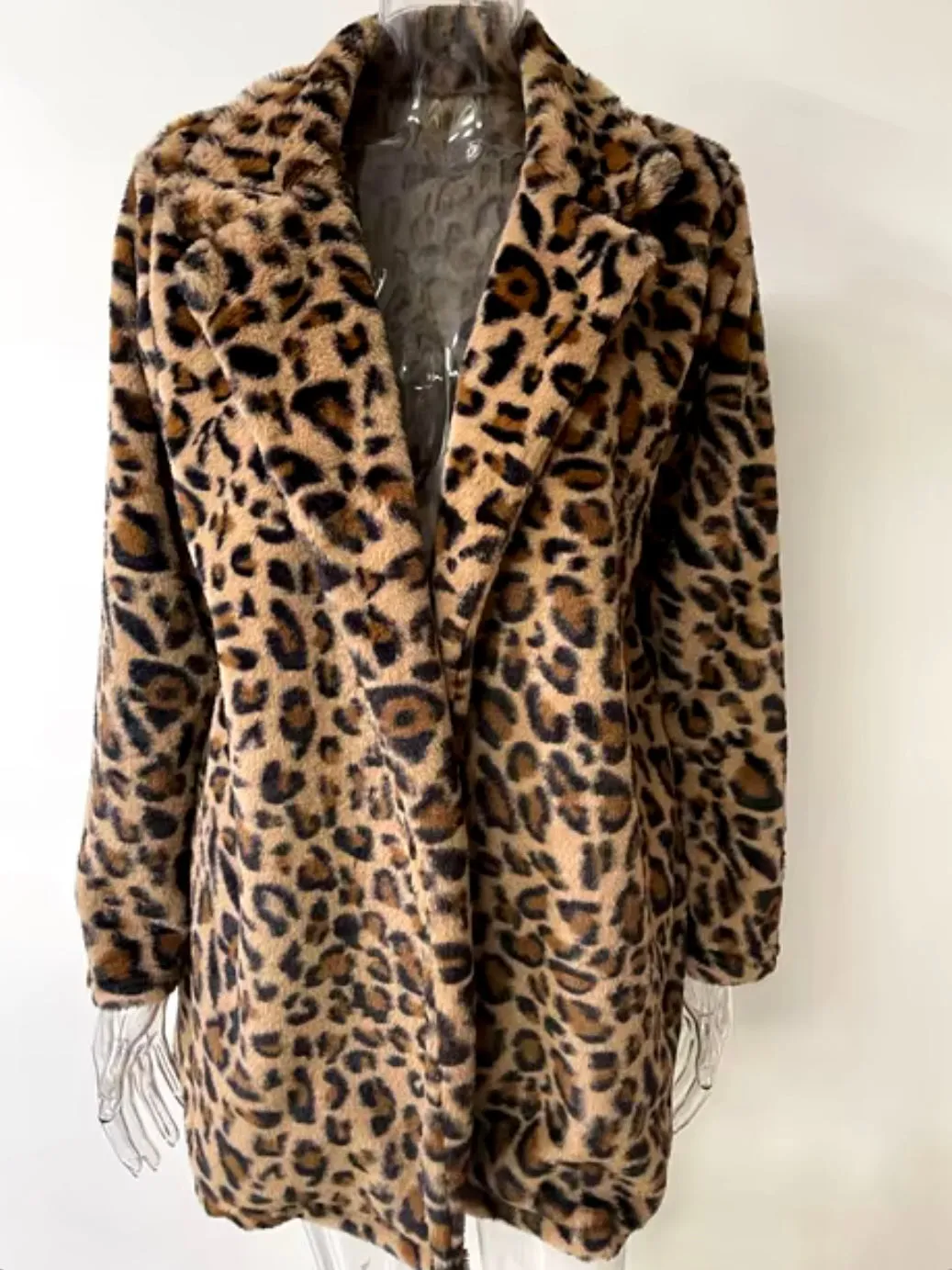 Leopard coat jacket