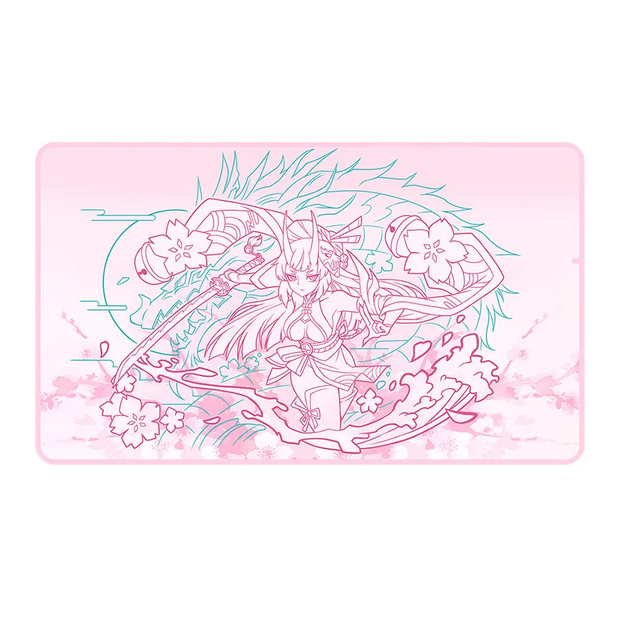 Oni Blossom Ariza 1-Player Plush Hybrid Rubber Playmat