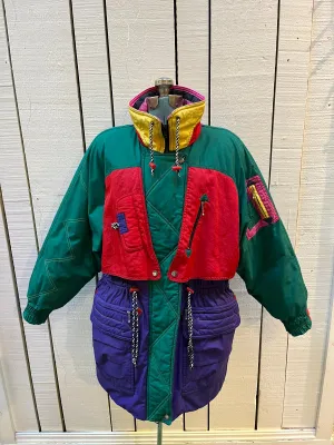 Vintage 80’s J.Gallery/ Giacca Down-Filled Ski Jacket, Made in Korea, Size Medium