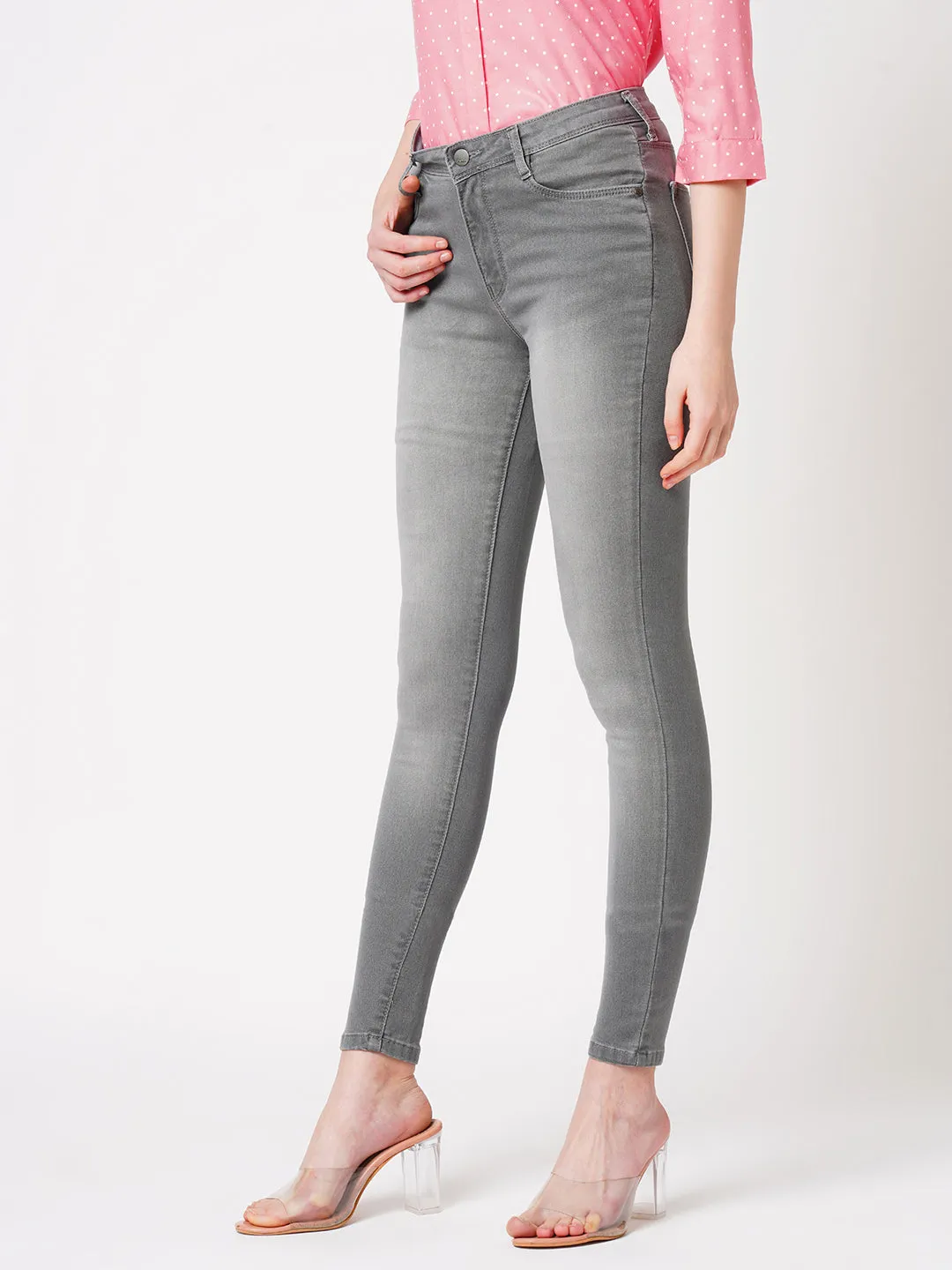 Women High-Rise Skinny New Hybrid Denim Jeans